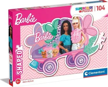 Obrázek k produktu Obrysové puzzle Barbie: Brusle 104 dílků