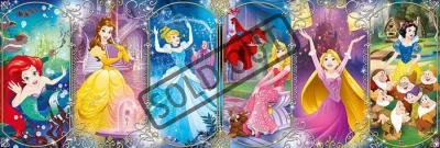 Obrázek k produktu Panoramatické puzzle Disney princezny 1000 dílků