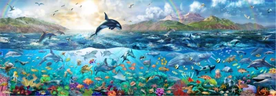 Obrázek k produktu Panoramatické puzzle Panorama oceánu 1000 dílků