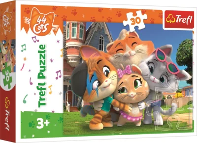 Obrázek k produktu Puzzle 44 koček: Přátelství 30 dílků