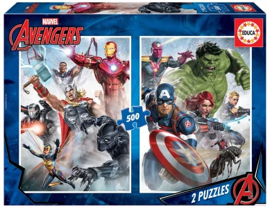 Obrázek k produktu Puzzle Avengers 2x500 dílků