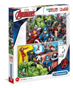 Obrázek k produktu Puzzle Avengers 2x60 dílků