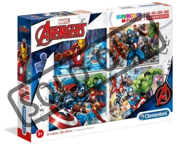 Obrázek k produktu Puzzle Avengers 4v1 (20+60+100+180 dílků)