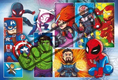 Obrázek k produktu Puzzle Avengers: Animovaní hrdinové MAXI 24 dílků
