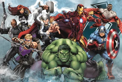 Obrázek k produktu Puzzle Avengers: Do akce 100 dílků