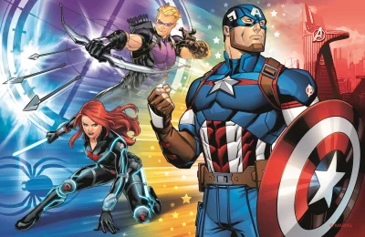 Obrázek k produktu Puzzle Avengers: Kapitán Amerika 54 dílků