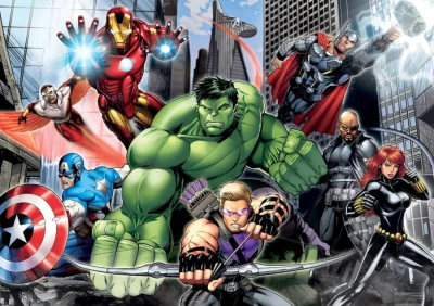 Obrázek k produktu Puzzle Avengers: Připraveni k boji MAXI 104 dílků