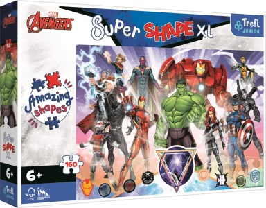 Obrázek k produktu Puzzle Super Shape XL Avengers 160 dílků