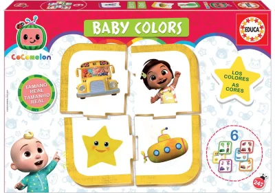 Obrázek k produktu Baby puzzle CoComelon: Poznávej barvy 6x4 dílky