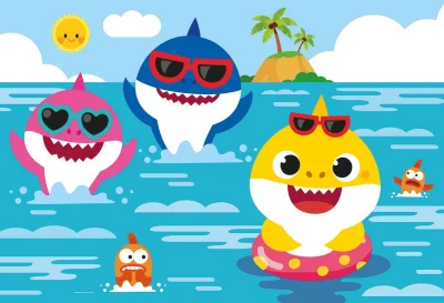 Obrázek k produktu Puzzle Baby Shark: Plavání 30 dílků