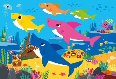 Obrázek k produktu Puzzle Baby Shark: Poklad 30 dílků