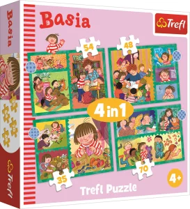 Obrázek k produktu Puzzle Basia 4v1 (35,48,54,70 dílků)