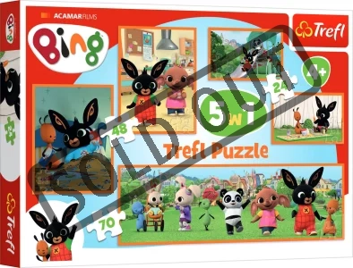 Obrázek k produktu Puzzle Bing 5v1 (24-70 dílků)
