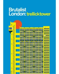 Obrázek k produktu Puzzle Brutalistický věžák, Londýn 500 dílků