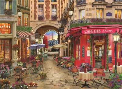 Obrázek k produktu Puzzle Cafe des Paris 1000 dílků