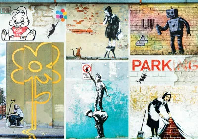 Obrázek k produktu Puzzle Banksy 1000 dílků