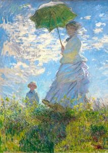Obrázek k produktu Puzzle Claude Monet: Žena se slunečníkem 1000 dílků