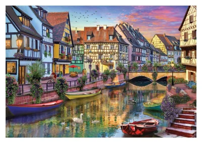 Obrázek k produktu Puzzle Colmarský kanál, Francie 2000 dílků