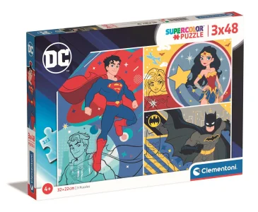 Obrázek k produktu Puzzle DC Comics 3x48 dílků
