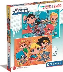 Obrázek k produktu Puzzle DC Super Friends 2x60 dílků