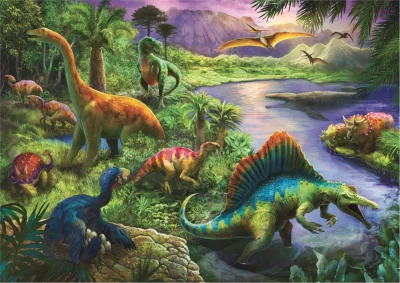 Obrázek k produktu Puzzle Dinosauři 200 dílků