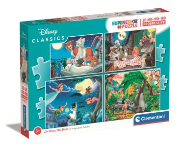 Obrázek k produktu Puzzle Disney Classics 4v1 (20+60+100+180 dílků)