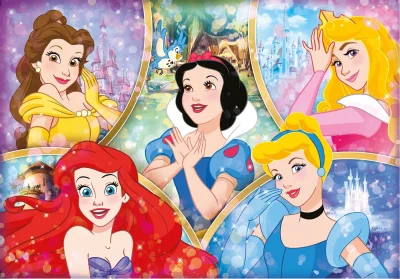 Obrázek k produktu Puzzle Nejkrásnější Disney princezny 180 dílků