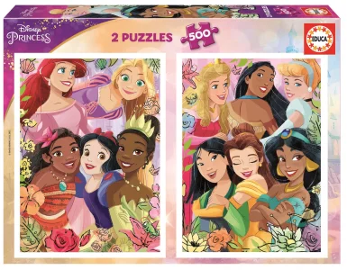 Obrázek k produktu Puzzle Disney princezny 2x500 dílků