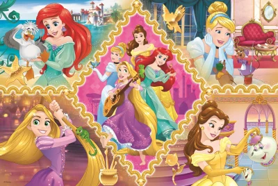 Obrázek k produktu Puzzle Disney princezny a jejich dobrodružství 160 dílků