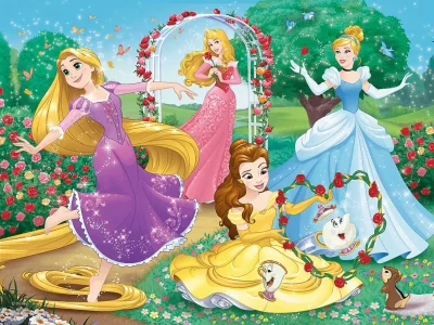 Obrázek k produktu Puzzle Disney princezny: Být princeznou 30 dílků