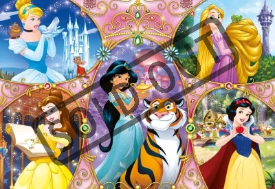 Obrázek k produktu Obří podlahové puzzle Disney princezny 40 dílků