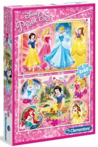 Obrázek k produktu Puzzle Disney princezny: Kamarádky 2x60 dílků