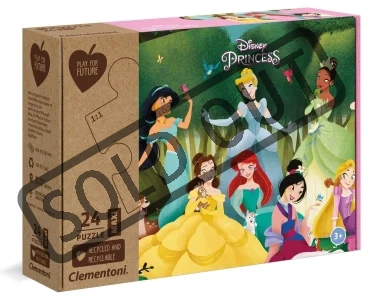 Obrázek k produktu Play For Future Puzzle Disney princezny MAXI 24 dílků