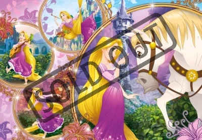 Obrázek k produktu Puzzle Disney princezny: Na vlásku MAXI 24 dílků