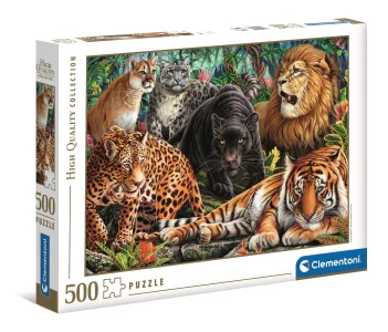 Obrázek k produktu Puzzle Divoké kočky 500 dílků