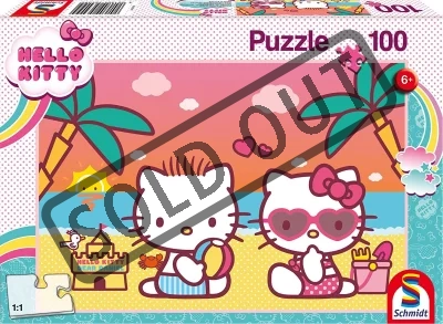 Obrázek k produktu Puzzle Hello Kitty: Zábava na pláži 100 dílků