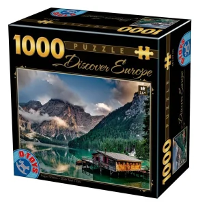 Obrázek k produktu Puzzle Jezero Braies, Jižní Tyrolsko 1000 dílků
