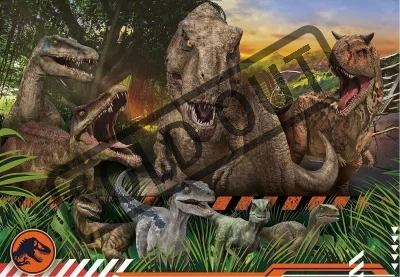 Obrázek k produktu Puzzle Jurský svět: Křídový kemp - dinosauři 104 dílků
