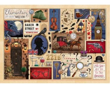 Obrázek k produktu Puzzle Knižní klub: Sherlock Holmes 1000 dílků