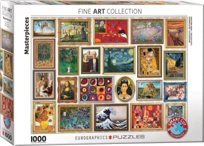 Obrázek k produktu Puzzle Koláž: Krásné umění 1000 dílků