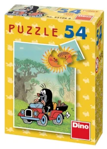Obrázek k produktu Puzzle Krtek - džíp 54 dílků