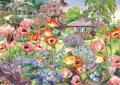 Obrázek k produktu Puzzle Kvetoucí zahrada 1000 dílků