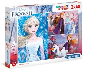 Obrázek k produktu Puzzle Ledové království 2, 3x48 dílků