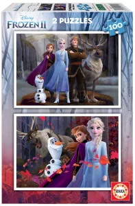 Obrázek k produktu Puzzle Ledové království 2, 2x100 dílků