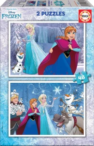 Obrázek k produktu Puzzle Ledové království 2x48 dílků