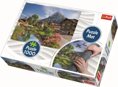 Obrázek k produktu Puzzle Letní Alpy 1000 dílků + Podložka pod puzzle