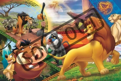 Obrázek k produktu Puzzle Lví král: Simbovo dobrodružství 100 dílků