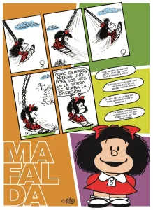 Obrázek k produktu Puzzle Mafalda na houpačce 500 dílků