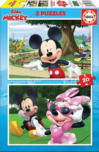 Obrázek k produktu Puzzle Mickey a přátelé 2x20 dílků