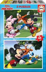 Obrázek k produktu Puzzle Mickey a přátelé 2x48 dílků